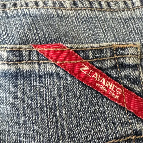VTG 90s Y2K Z Cavaricci Dumpster Girl Baddie Low Rise Bootcut Denim Jeans 5 Blue Size undefined