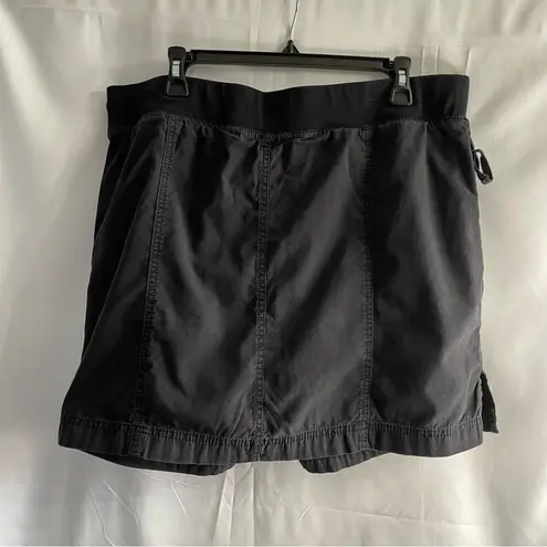 RXB Black Skort with Elastic Waistband and Breathable Fabric Size 18 Summer