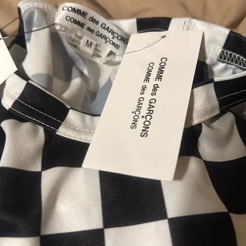 Comme Des Garçons Checked long sleeves Shirt White Size M