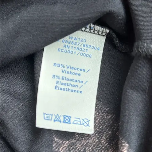 Boden wrap around dress Black Size 4