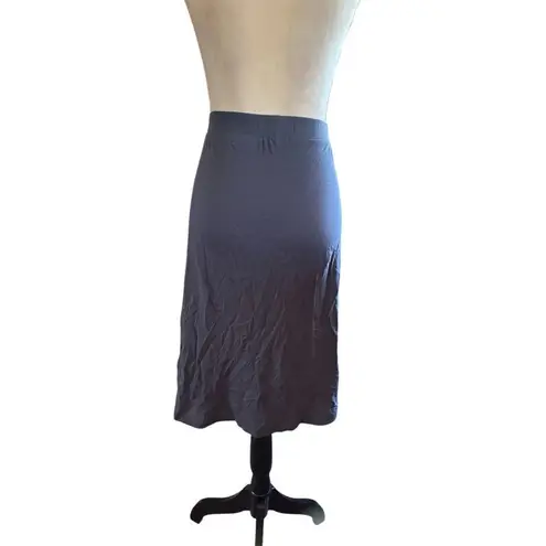 Women’sAsymmetrical High Low Grey Knit Skirt Elastic Waist Fairy Quirky Unique Gray Size M