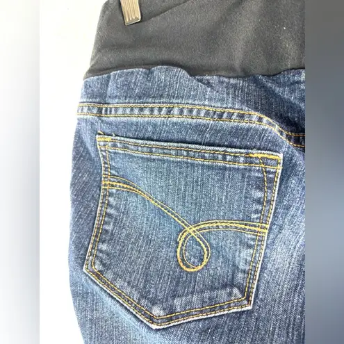 Motherhood M Flare Jeans Dark Blue Denim