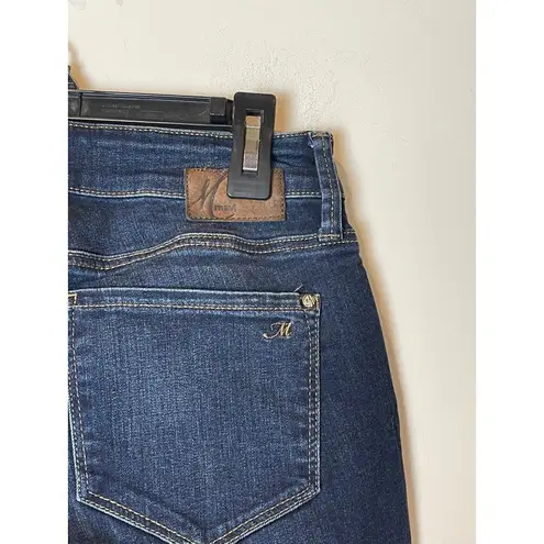 Mavi Blue Dark Wash Denim Alexa Mid Rise Skinny Jeans Size 25