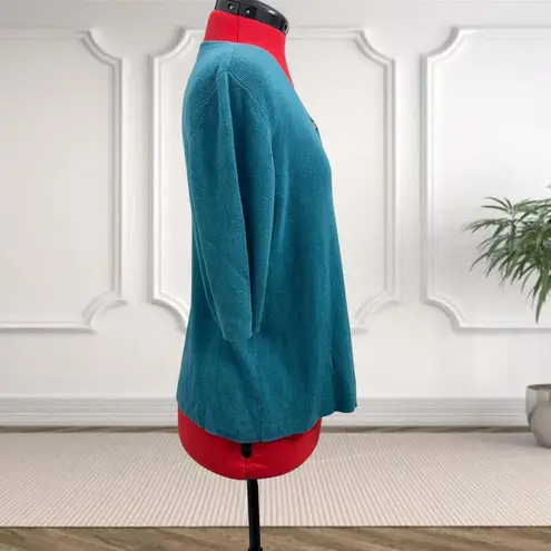 Valerie Stevens Vintage Valerie by Teal Cardigan Size M