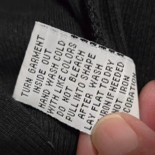 cha cha vente Black Gold Distressed Graphic Print 3/4 Sleeve Top L Whimsigoth