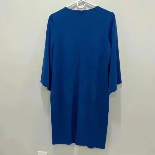 Chico's Chico’s Kimono-Sleeve V-Neck Dress In Blue Size 4/6 Chico’s Size 1