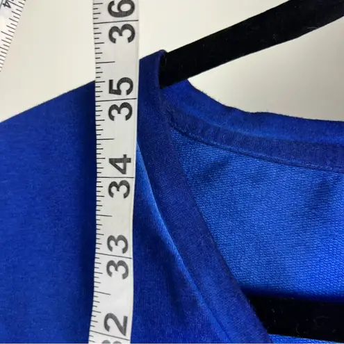 Majestic Filatures Tee Shirt Dress Blue V