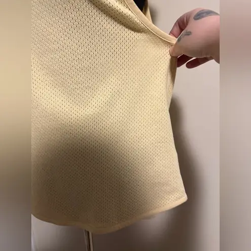 Varley NWT Light Yellow Arlee Mesh Breathable Tank Top size small