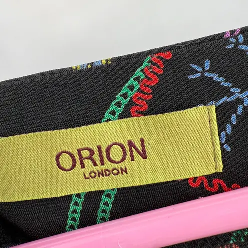 Orion London Dress XS/S Peacock Mini Black One Tree Hill Artsy Art To Wear Boho