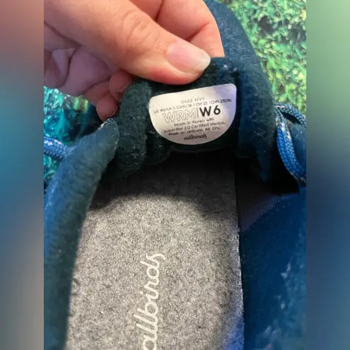 Allbirds Woolrunner Mizzles Womens size 6, Deep emerald ( Rugged khaki) sneakers