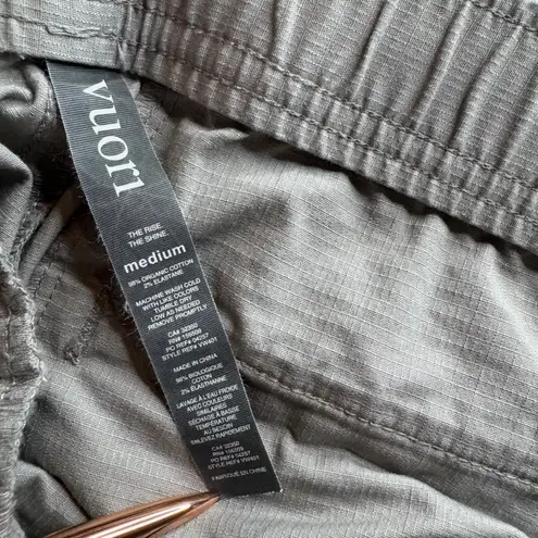 Vuori Women's Gray Cropped Mid-Rise Performance Athletic Pants Size Medium