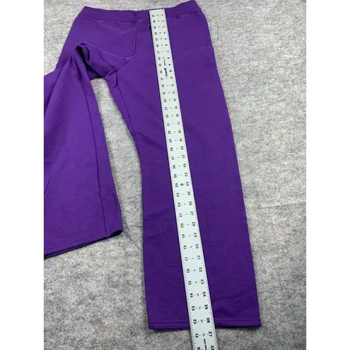 Hanes NWOT  Large Comfort Blend Sweatpants Pull On Elastic Waist Womens Purple