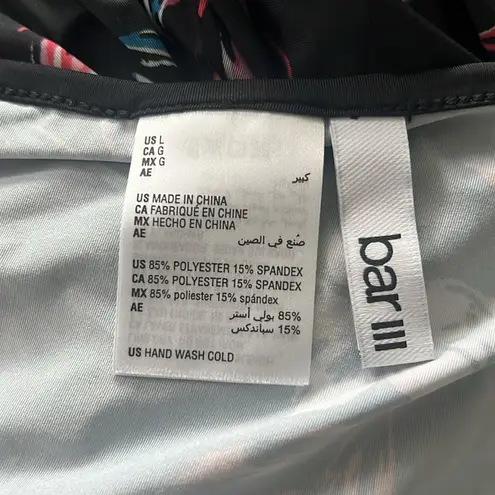 Tropical Escape Bar III Floral Print Caftan Swim Cover-Up, Size L NEW w/Tag