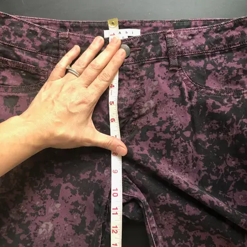 CAbi  8 Twilight Kinny Jeans Purple and Black Pants