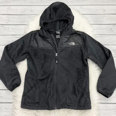 The North Face  Black Fleece Hooded Zip up jacket