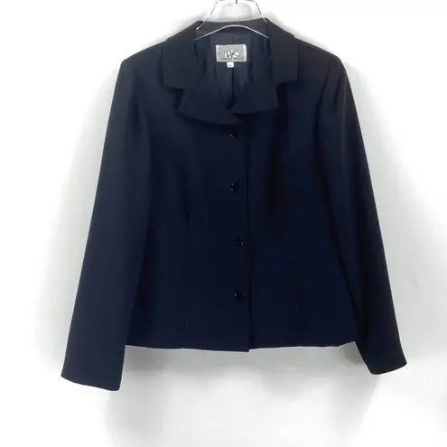 Donna Ricco Vintage 80s 90s Black Suit Blazer Jacket