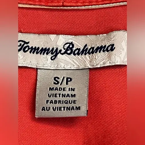 Tommy Bahama  Small Coral Mission Beach Button Up Shirt NWOT