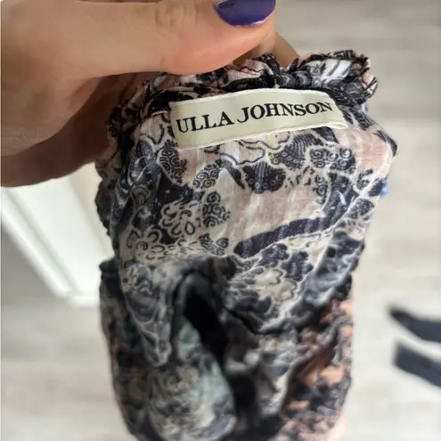 Ulla Johnson Manet Floral Blouse 10 Like New – Feminine Boho Western Coastal - Image 7
