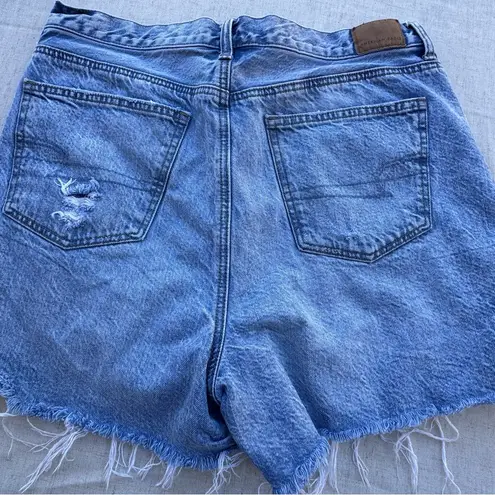 American Eagle  Outfitters Women's Distressed Blue Denim Shorts Size 12