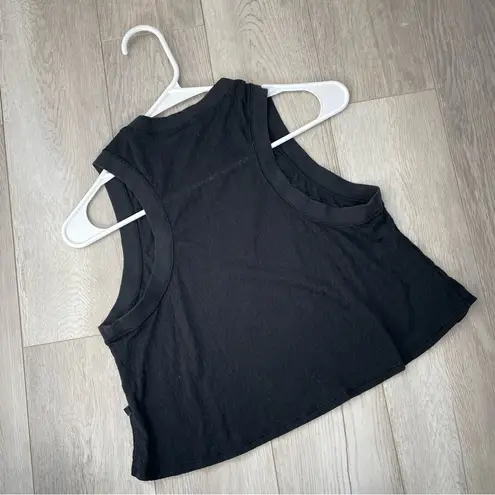 Lululemon  Crop Tank all yours animal print light womens Black (small) casual