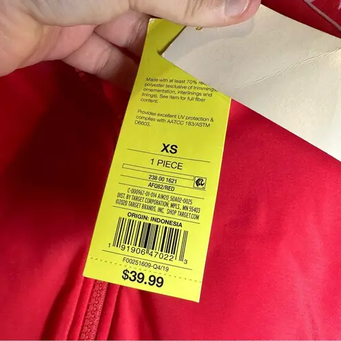 All In Motion NWT Pink/Coral Zipper Front Rashguard One Piece size XS