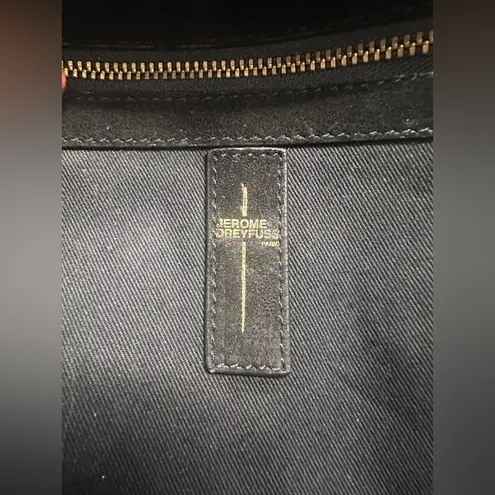 Jerome Dreyfuss NWT Gary Fringe Bucket Bag black leather purse