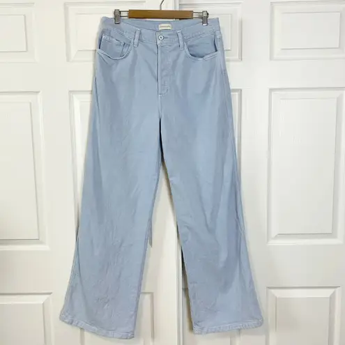 Favorite Daughter The Masha Super High Rise Wide Leg Jean Coastal Size 31 Blue