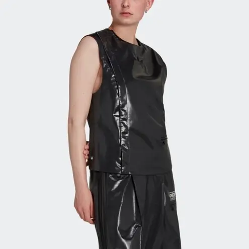 Adidas  Originals Black Unisex Shine Vest Size Large NEW New with tags