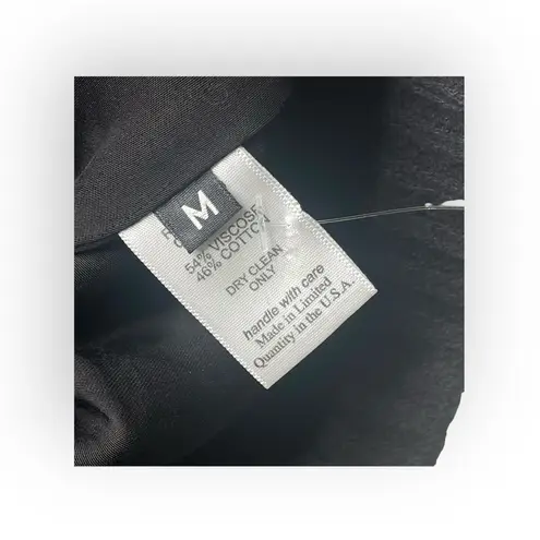 Lauren Moshi VHTF: ᨎ Haven Red Mouth Patch Silk Zip Bomber Jacket ᨎ B+W ᨎ Medium - Image 11