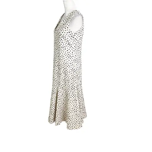 Hunter Bell Sleeveless Jensen Midi Dress Cream Black Size XS