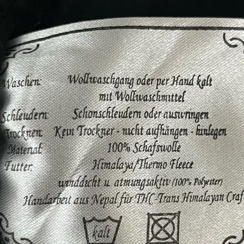 Handmade THC Natural Line Wool Zip Up Hooded Jacket M