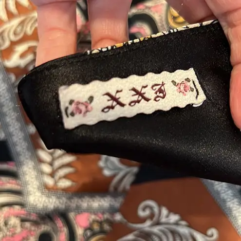 Gorgeous XXZ szM empire waist w/tie satiny paisley print dress hidden zipper EUC Brown Size M