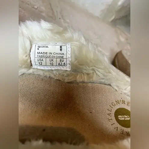 REVITALIGN Oceanside Camel Comfort Slipper sz 12 Tan