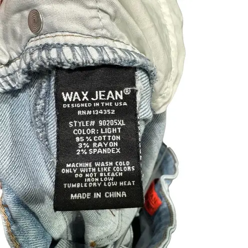 Wax Jean Wax Jeans Womens Plus Size 22 Butt I Love You Shaping Mid Rise Ankle Distressed