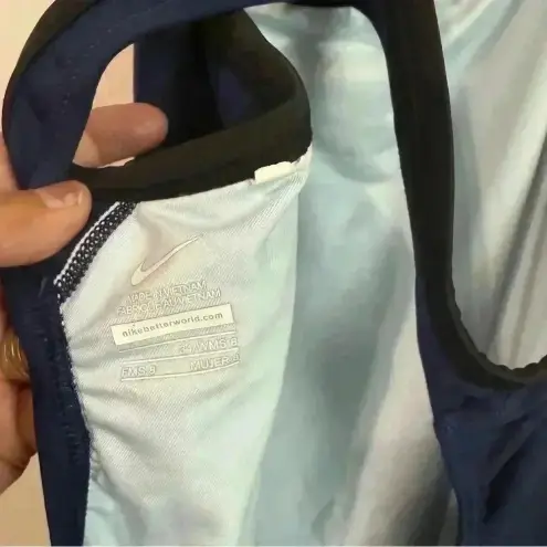Nike ‎ Solid Poly Lingerie Tank One Piece Swimsuit Navy 34/Womens Size 8