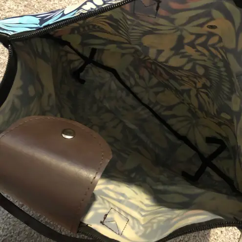 Chuns Fashion Floral Leaf Print Foldable Tote Bag Pink