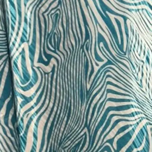 Taboo TEAL MULTI ANIMAL PRINT EMBELLISHED WAIST MAXI DRESS 9/10