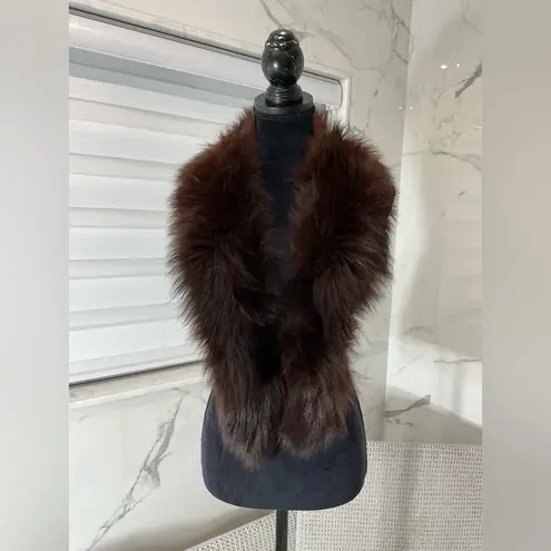 Real fur collar 🔥 Brown - Image 4