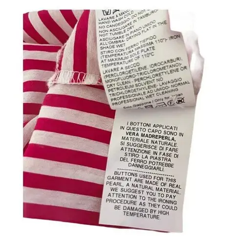 Womens Swimsuit Beach Cover Up Size L Sergio Tegon Striped Preppy Tunic Top White Size L