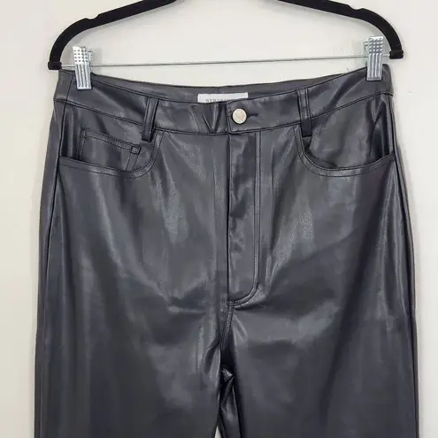 We Wore What Black Vegan Leather Pants NWT Size 31 Revolve leather pants