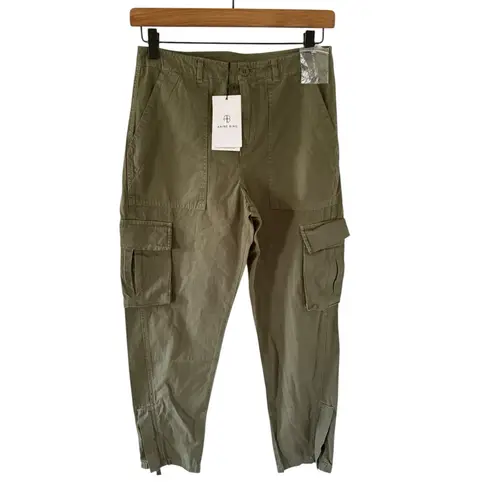 ANINE BING NEW Military Trouser Olive Green