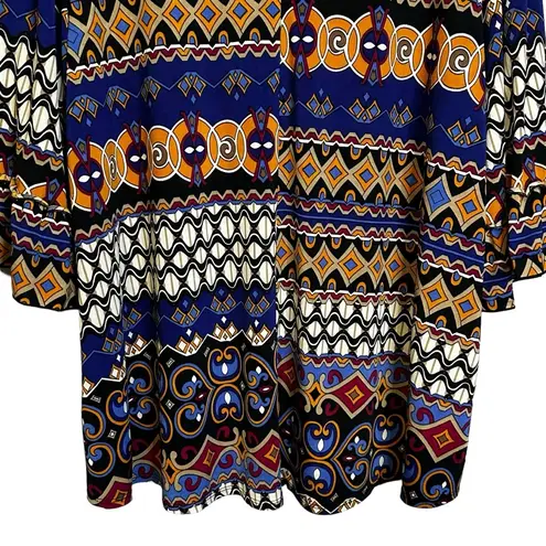 Chris & Carol Plus Polyester Spandex Ruffled Sleeve Blouse Size 3X #X1709027T