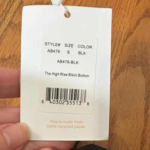 ANDIE Bikini Set Maui Top High Rise Bikini Bottom
black size S NWT