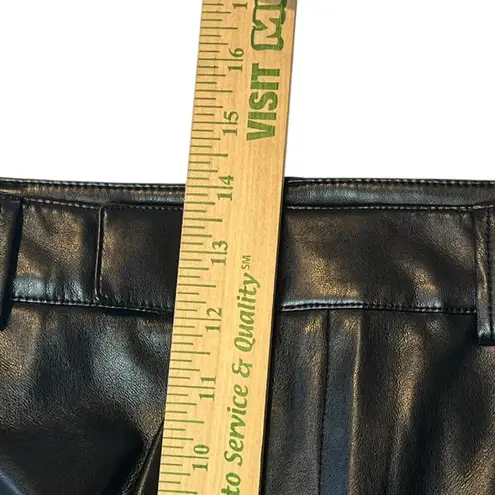 Rails Women's 4/6 Jo Faux Vegan Leather High Waisted Ankle Crop Pleated Pants