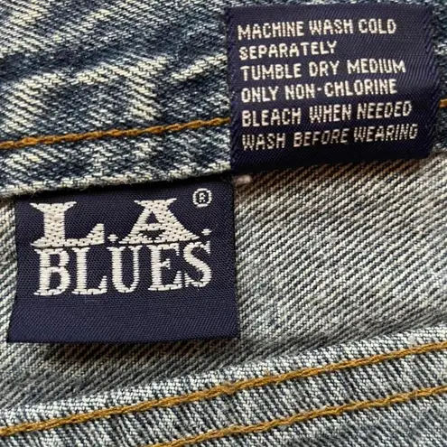 L.A. Blues Acid Wash Vintage High Waisted Skinny Jeans Size 20