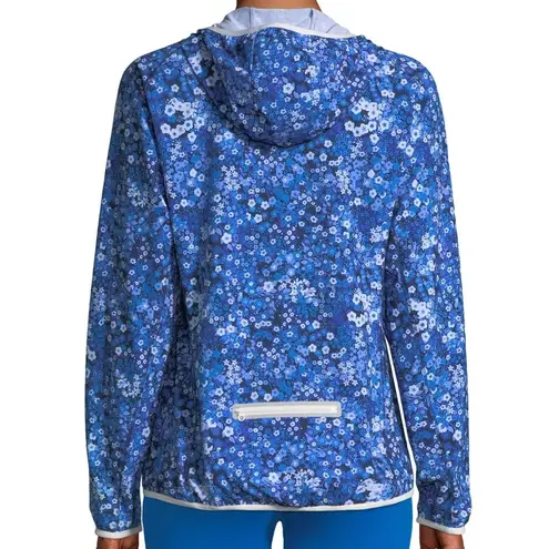 Tory Burch Tory Sport Floral-Print Packable Performance Jacket Navy Alpine Floral XS