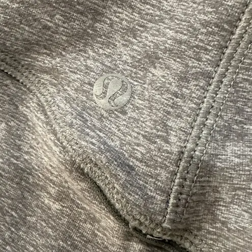 Lululemon  Think Fast Pullover in Heathered Slate/Tonka Stripe size 10