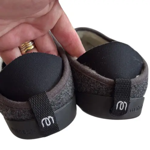 EUC Mahabis Classic Convertible Indoor/Outdoor Slippers Grey Blk 7.5 Retail $169 Gray