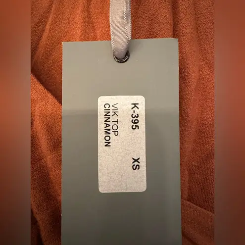 Nicholas K Free People Vik Top Women’s Cinnamon Sleeveless Wrap Tank Top Size XS Red