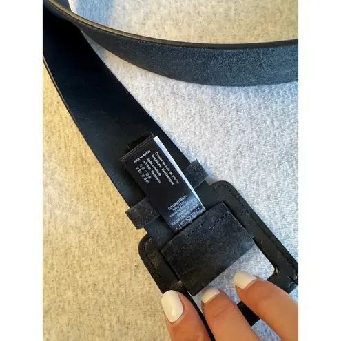 Ba&sh NWT  Betty Suede Square Buckle Belt in Black Size 85 (29in) thumbnail 6